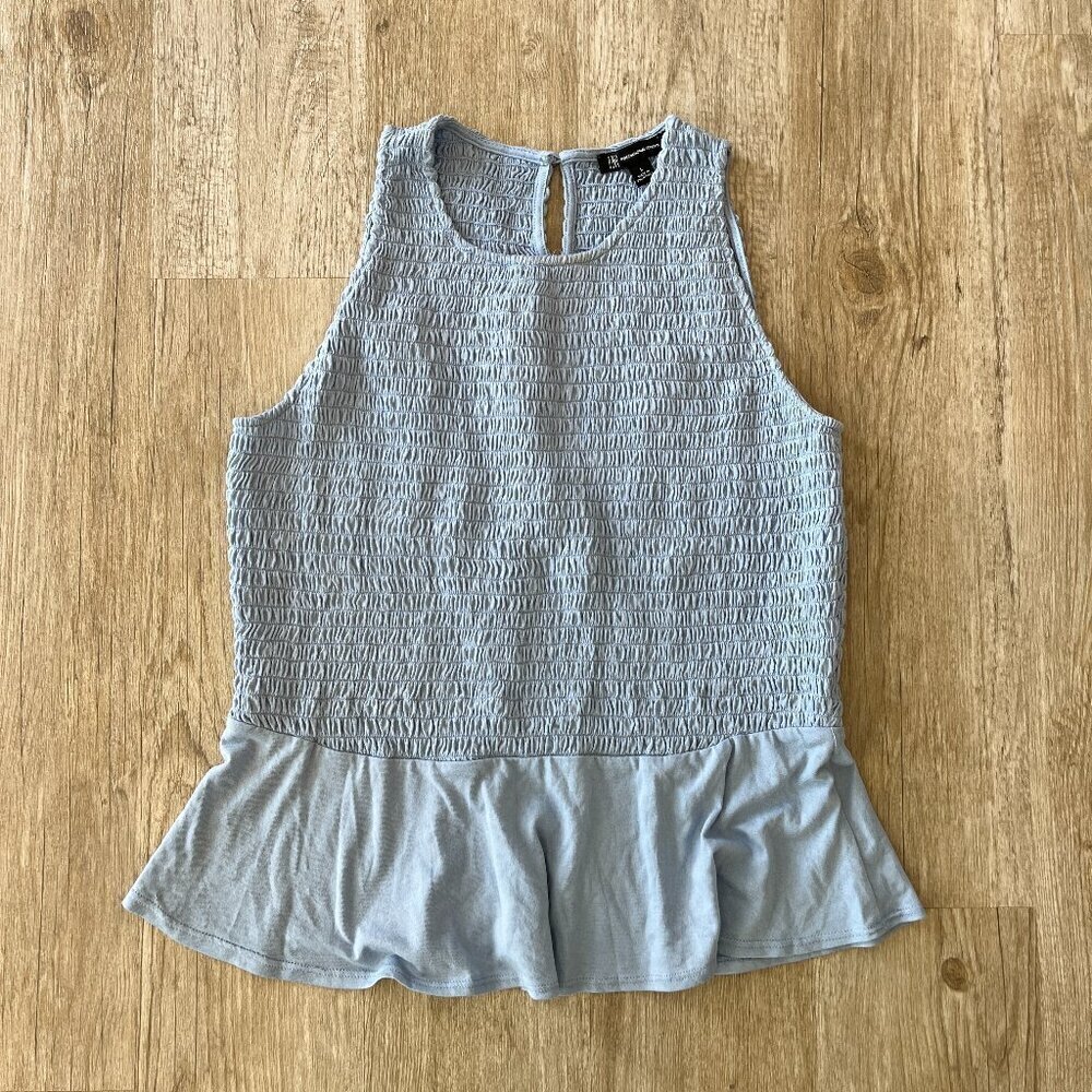 Womens INC International Concepts Blue Tank Top - L